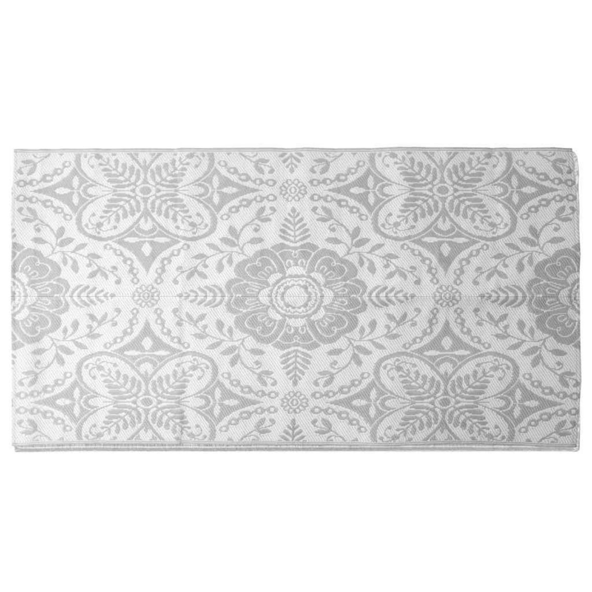 VIDAXL Tapis d'exterieur ARAKIL Gris clair 160x230 cm PP