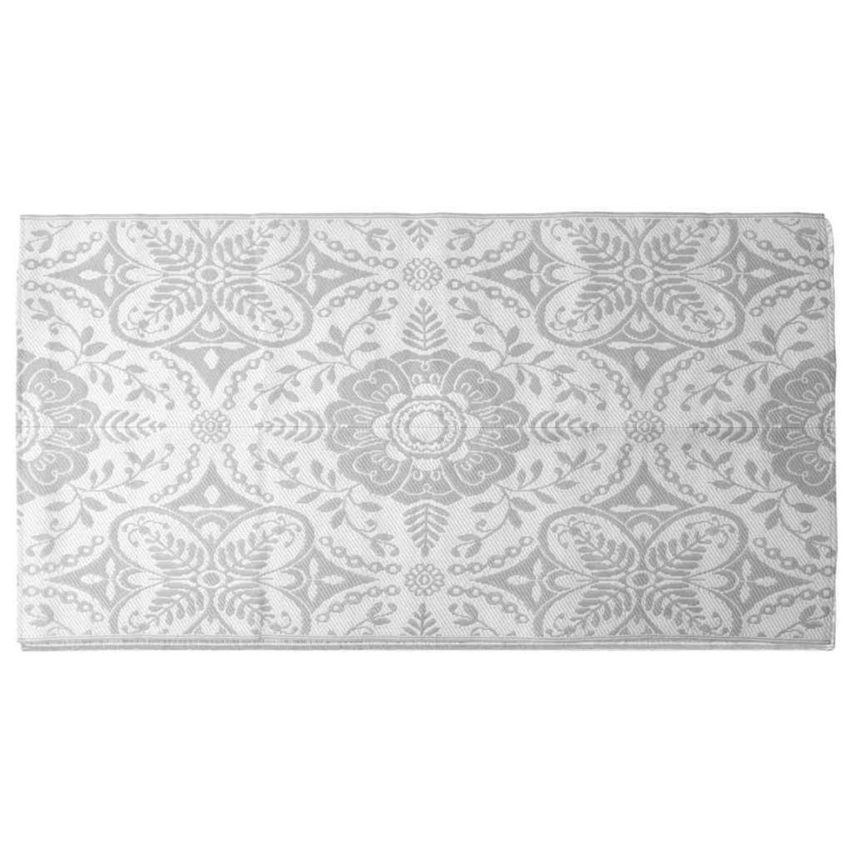 VIDAXL Tapis d'exterieur ARAKIL Gris clair 160x230 cm PP