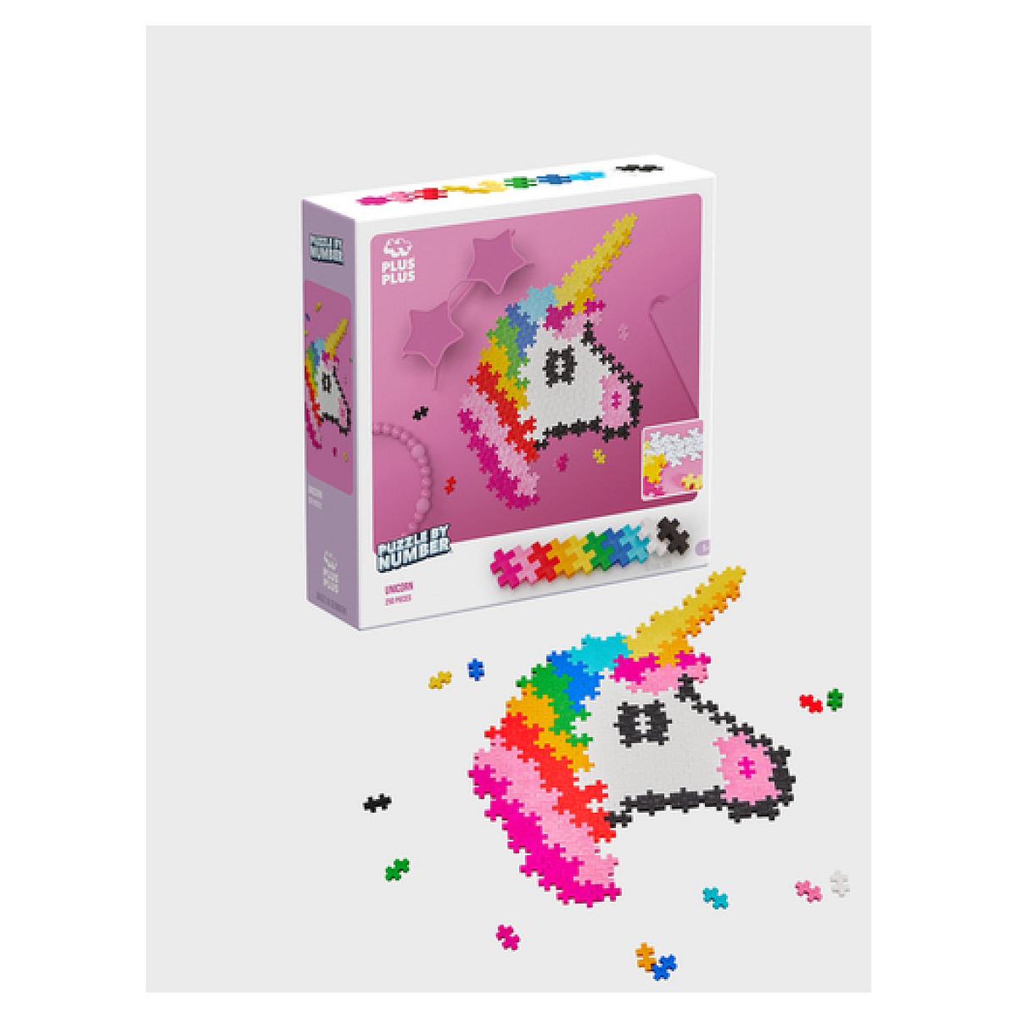 PlusPlus Plus-Plus Unicorn Puzzle en cubes 250 pièces