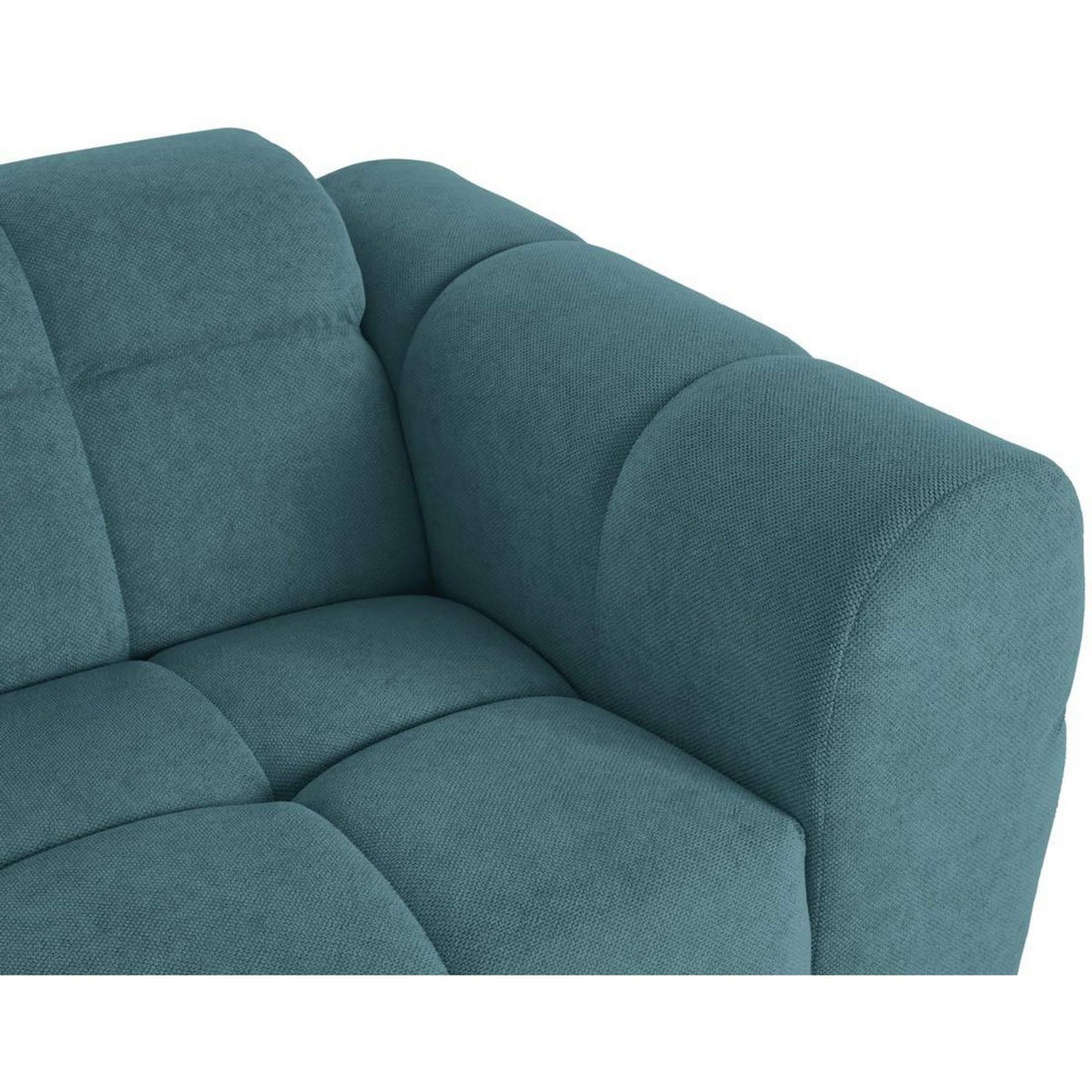 LISA DESIGN Ray - canapé droit 2 places en tissu texturé