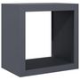 Voir la diapositive 6 : VIDAXL Portant de bois de chauffage anthracite 60x40x60 cm acier