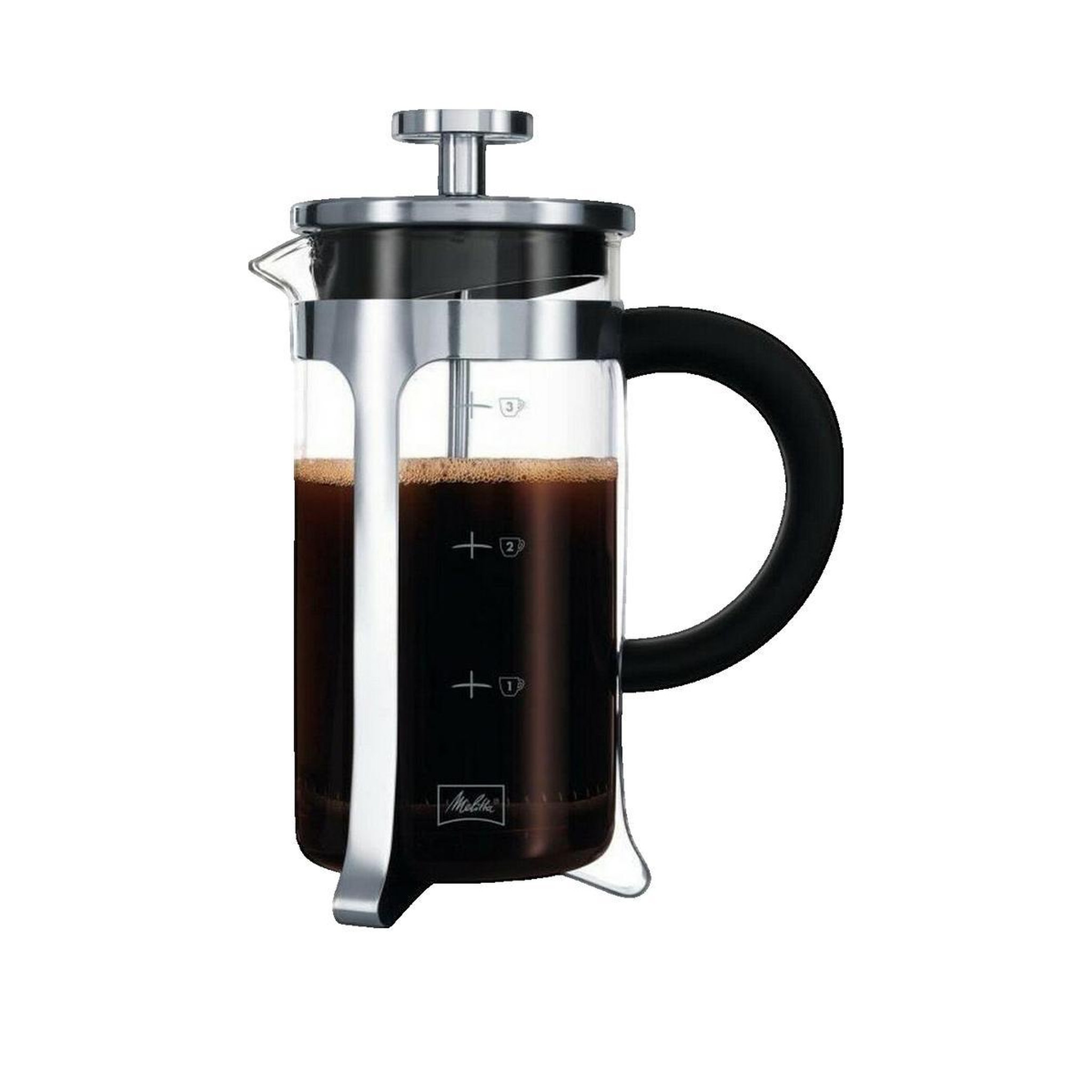 Voir la diapositive 3 : Melitta Cafetière Melitta 3557880000400 à piston design moderne transparent