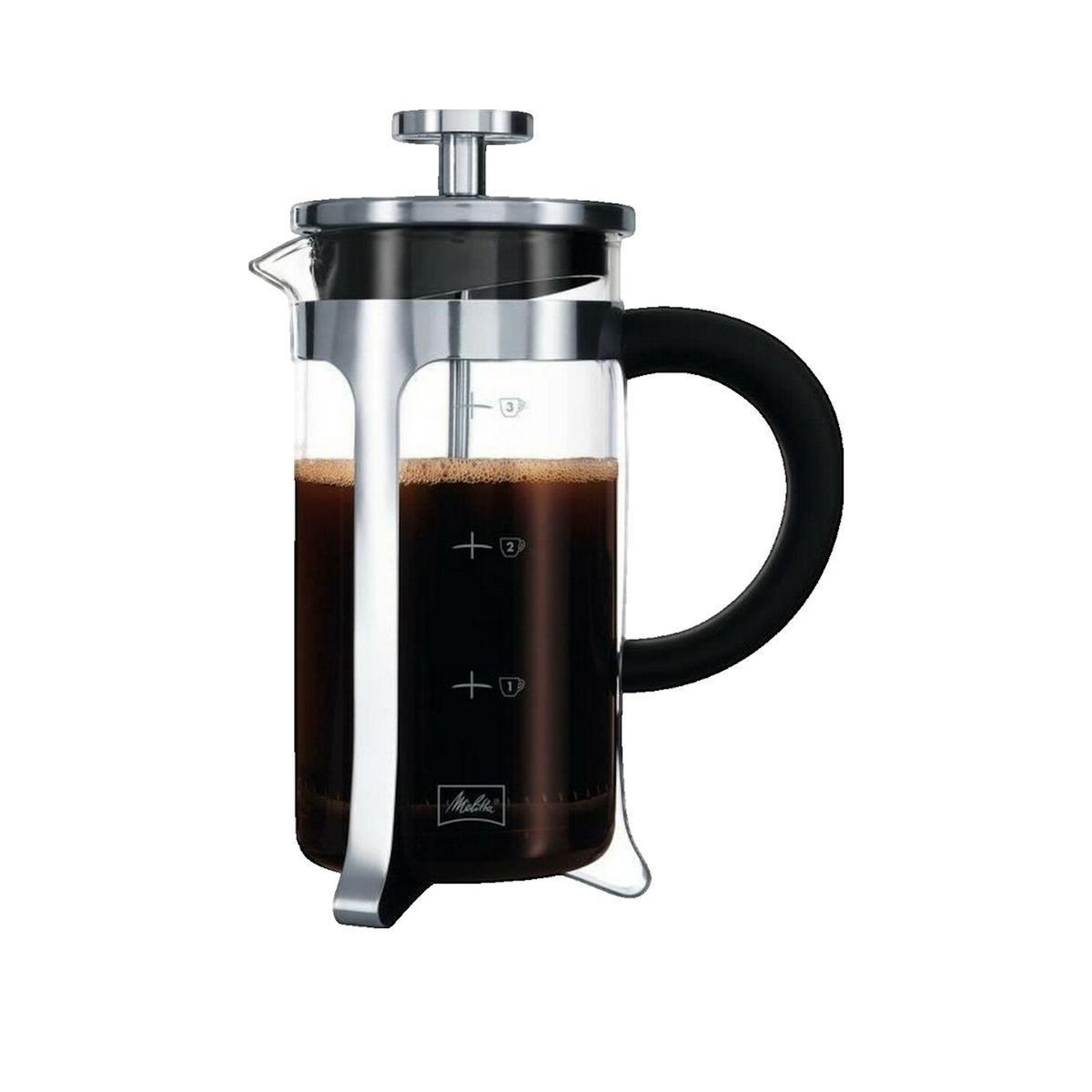 Melitta Cafetière Melitta 3557880000400 à piston design moderne transparent