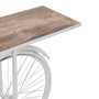 Voir la diapositive 6 : Paris Prix Console Vintage en Métal  Vélo  185cm Blanc