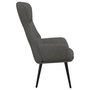 Voir la diapositive 4 : VIDAXL Chaise de relaxation Gris fonce Tissu