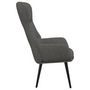 Voir la diapositive 4 : VIDAXL Chaise de relaxation Gris fonce Tissu