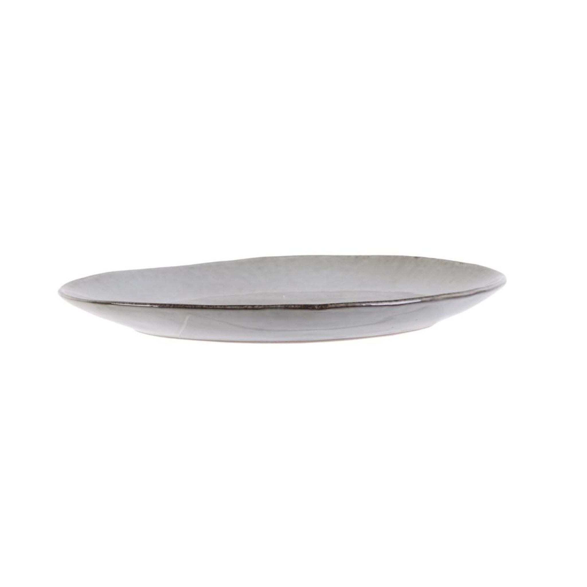 Voir la diapositive 2 : Paris Prix Lot de 6 Assiettes à Dessert  Au Grès  22cm Gris