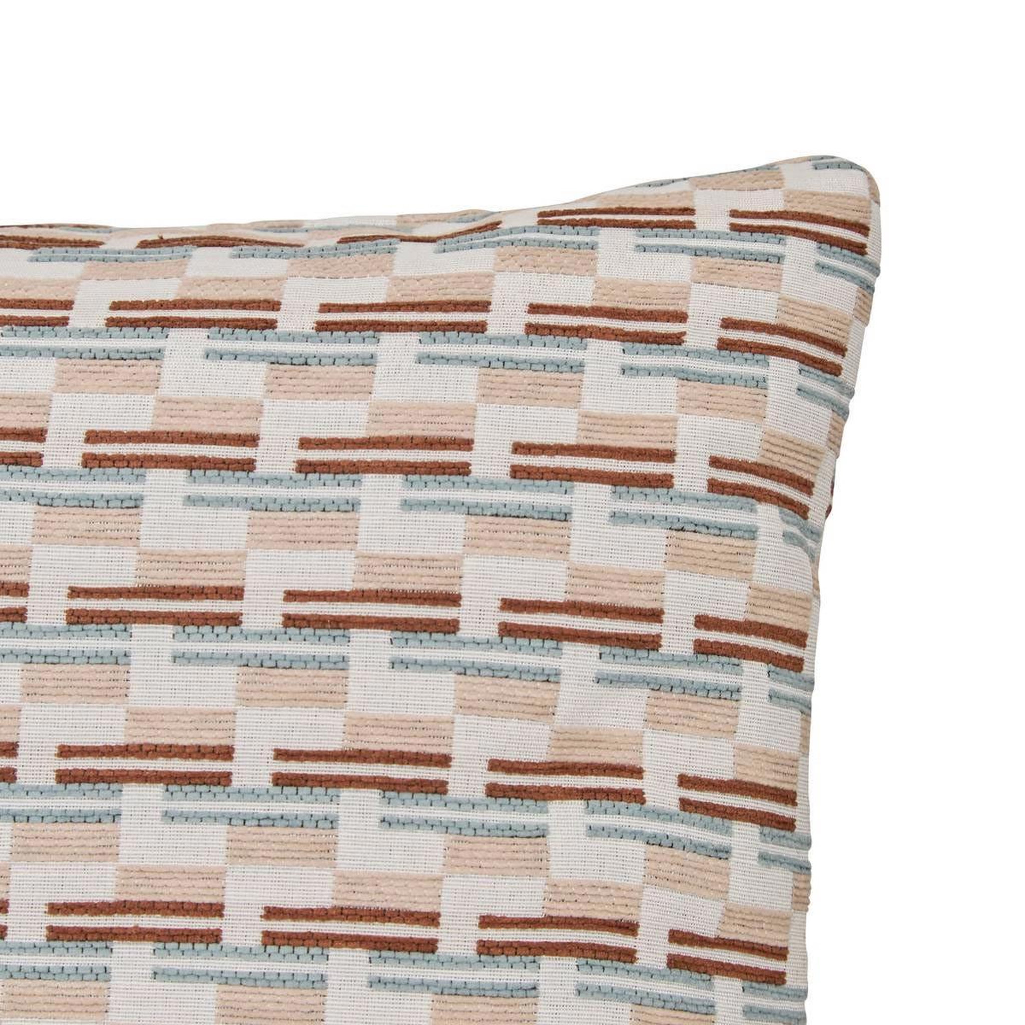 Voir la diapositive 3 : ATMOSPHERA Coussin déco en jacquard  skylounge  38x38cm multicolore