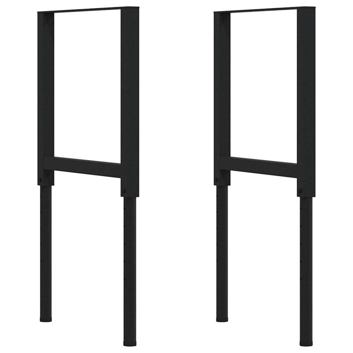 VIDAXL Etabli marron fonce 80x60x(71,5-98) cm bois de chene massif