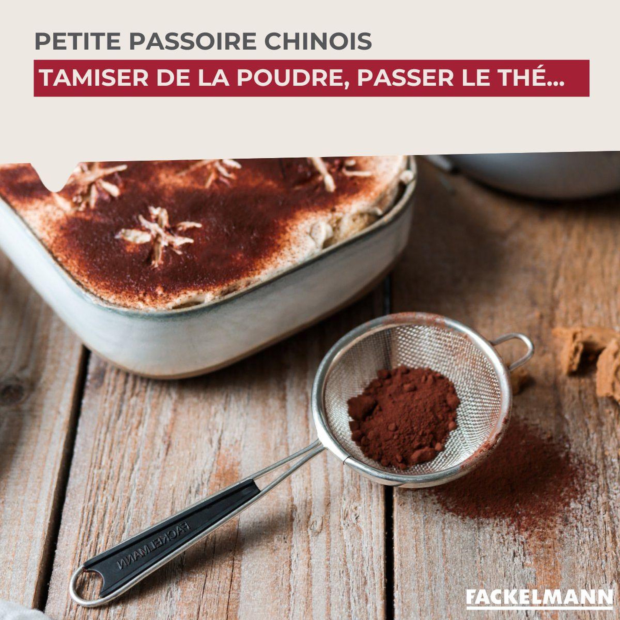 Voir la diapositive 2 : Fackelmann Petit chinois 7 cm de diamètre fackelmann