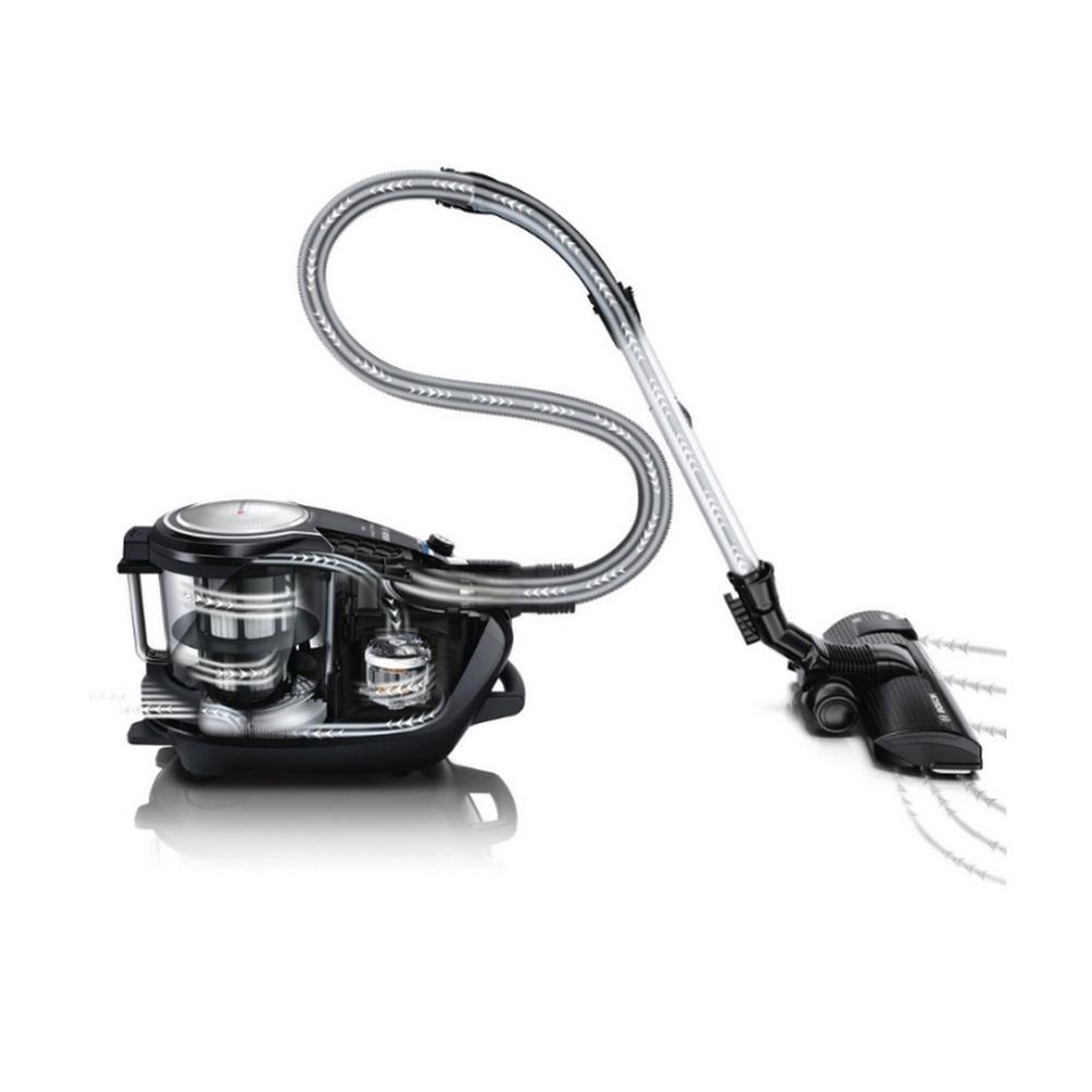 Voir la diapositive 2 : BOSCH Aspirateur sans sac aaba 64db noir - bgs7ms64