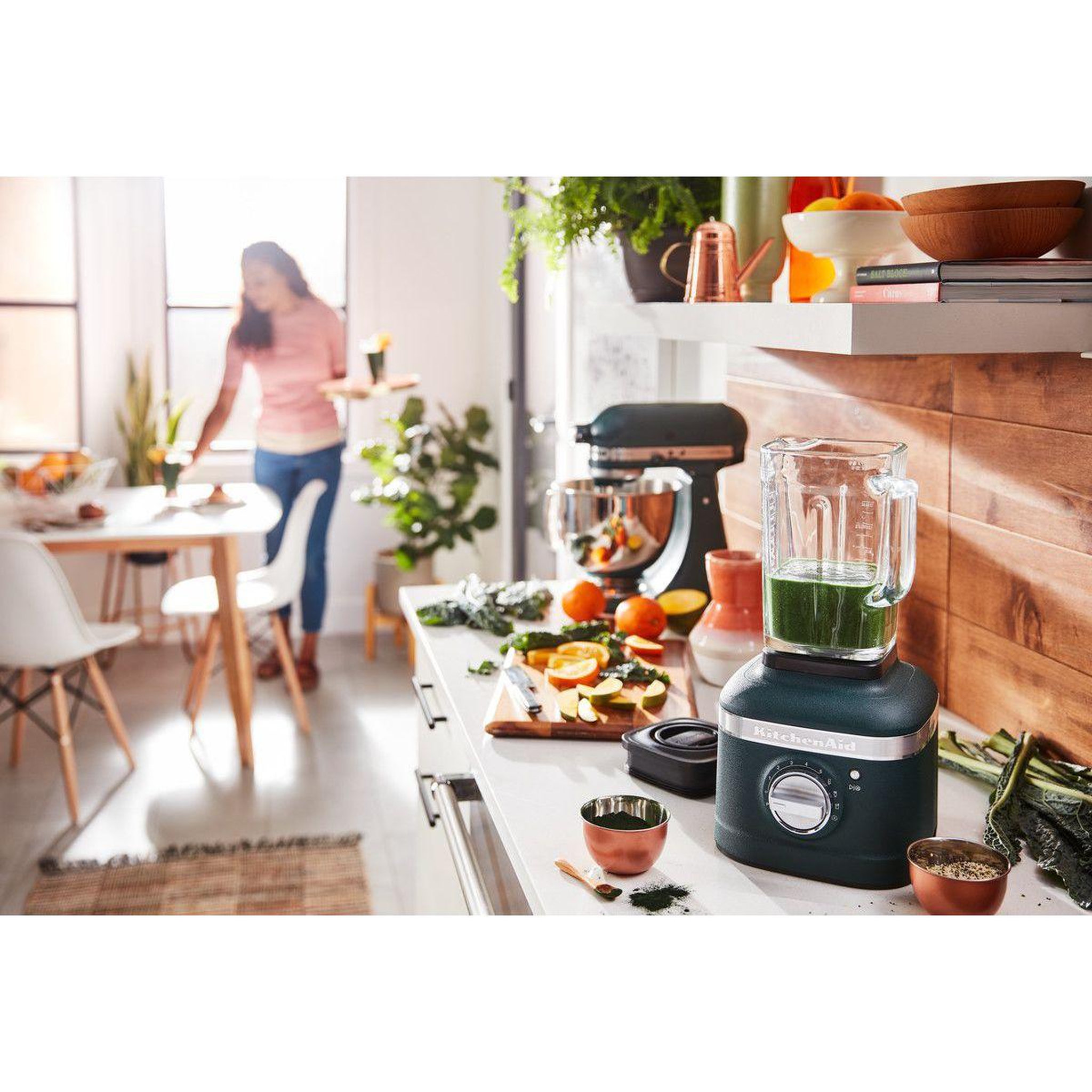 Voir la diapositive 4 : KitchenAid Blender k400 artisan vert sapin
