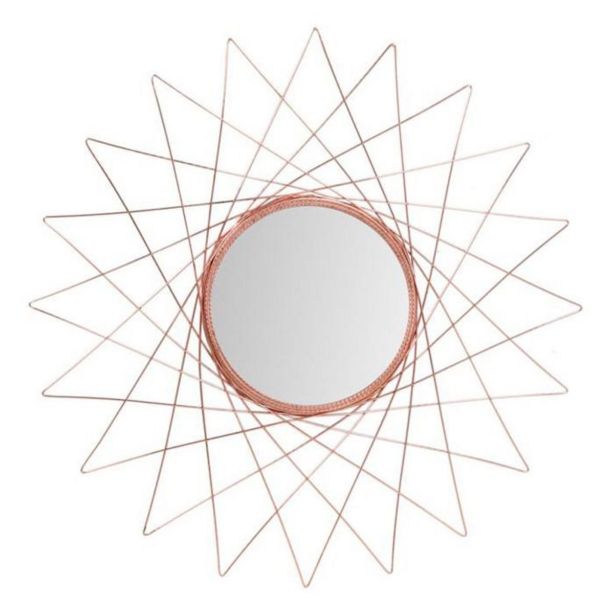 Paris Prix Miroir Mural Déco  Soprano  79cm Cuivre