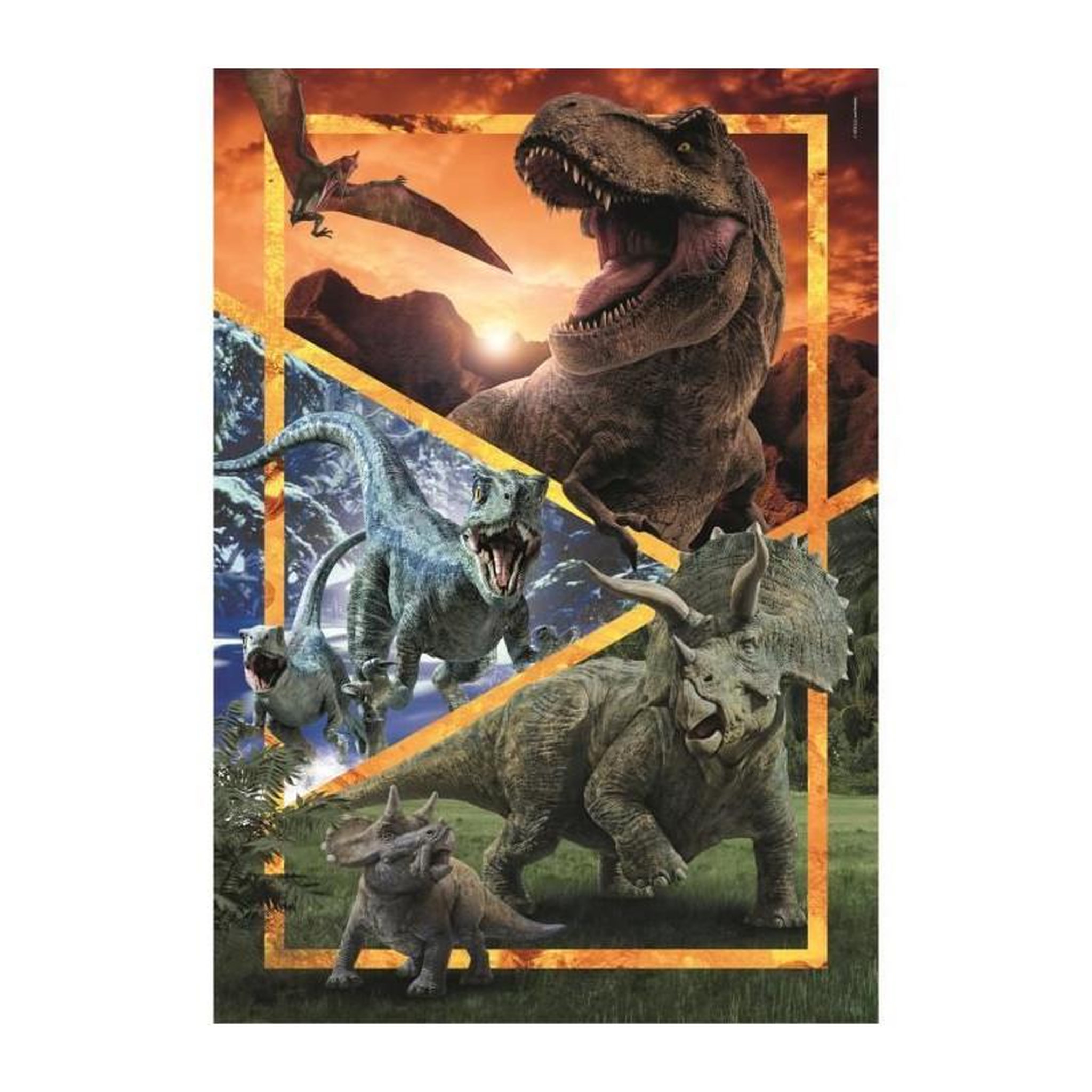 Voir la diapositive 2 : CLEMENTONI Puzzle 104 pièces Super - Jurassic World - CLEMENTONI