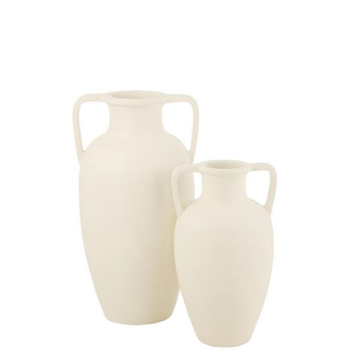 Paris Prix Vase Déco Uni  Amphore  66cm Blanc