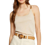 MORGAN Débardeur  Femme Morgan 241 DIDO1. Coloris disponibles : Beige