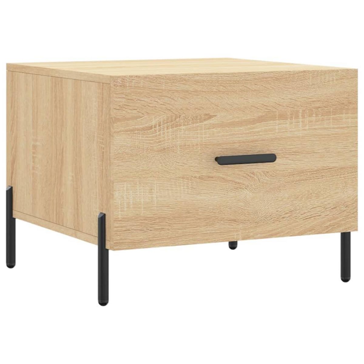 VIDAXL Table basse Chene sonoma 50x50x40 cm Bois d'ingenierie