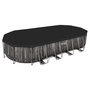 Voir la diapositive 6 : BESTWAY Piscine tubulaire ovale - Décor bois - 732x366x122cm - POWER STEEL™