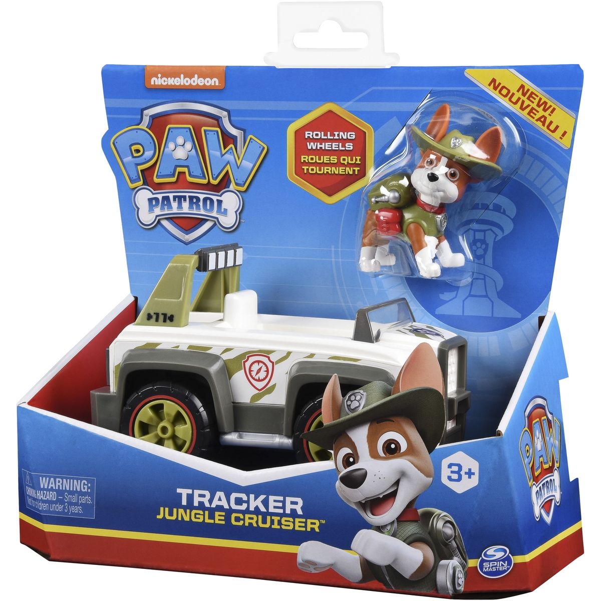 SPIN MASTER Véhicule et figurine Tracker Pat Patrouille