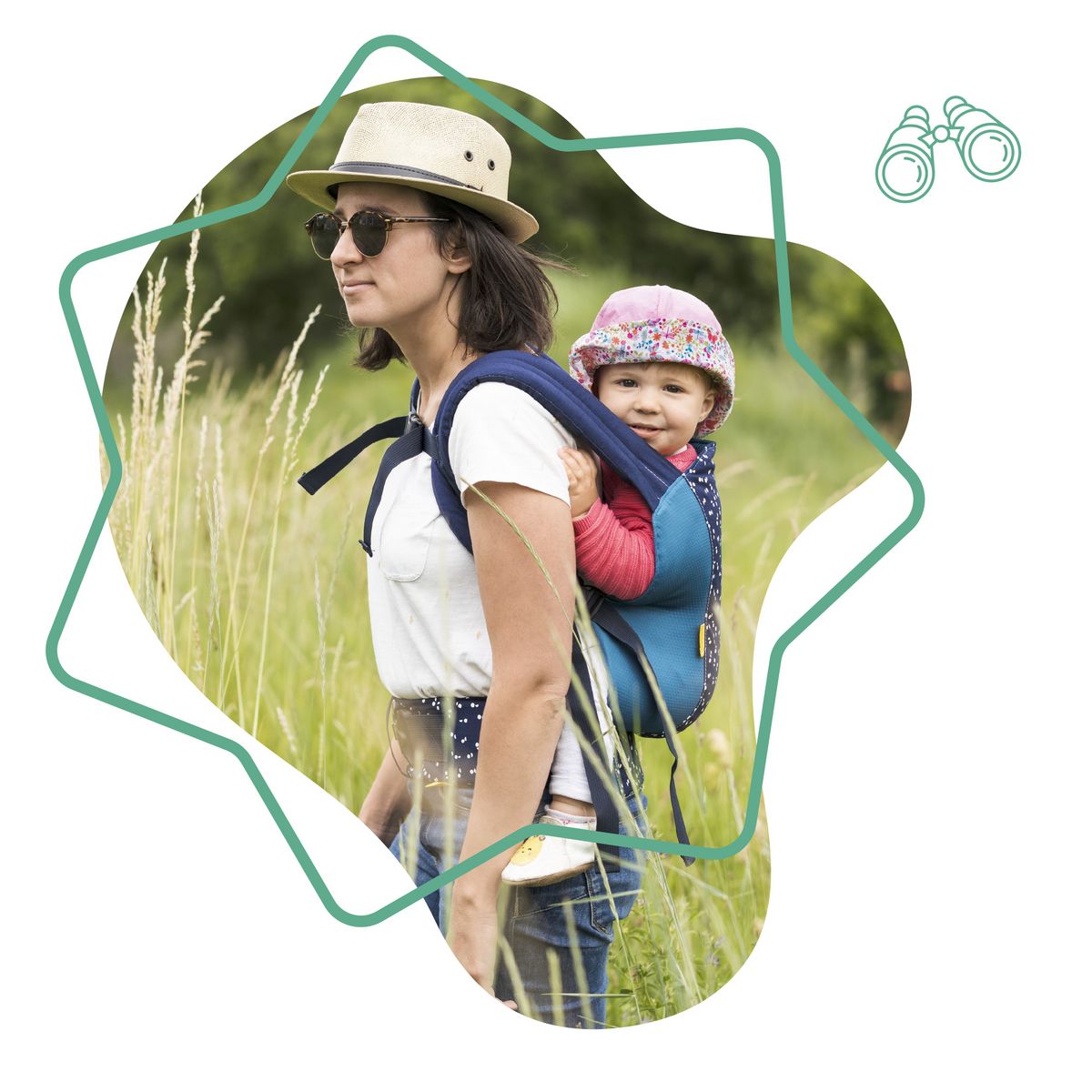 BADABULLE Porte-bébé physiologique easy&go 