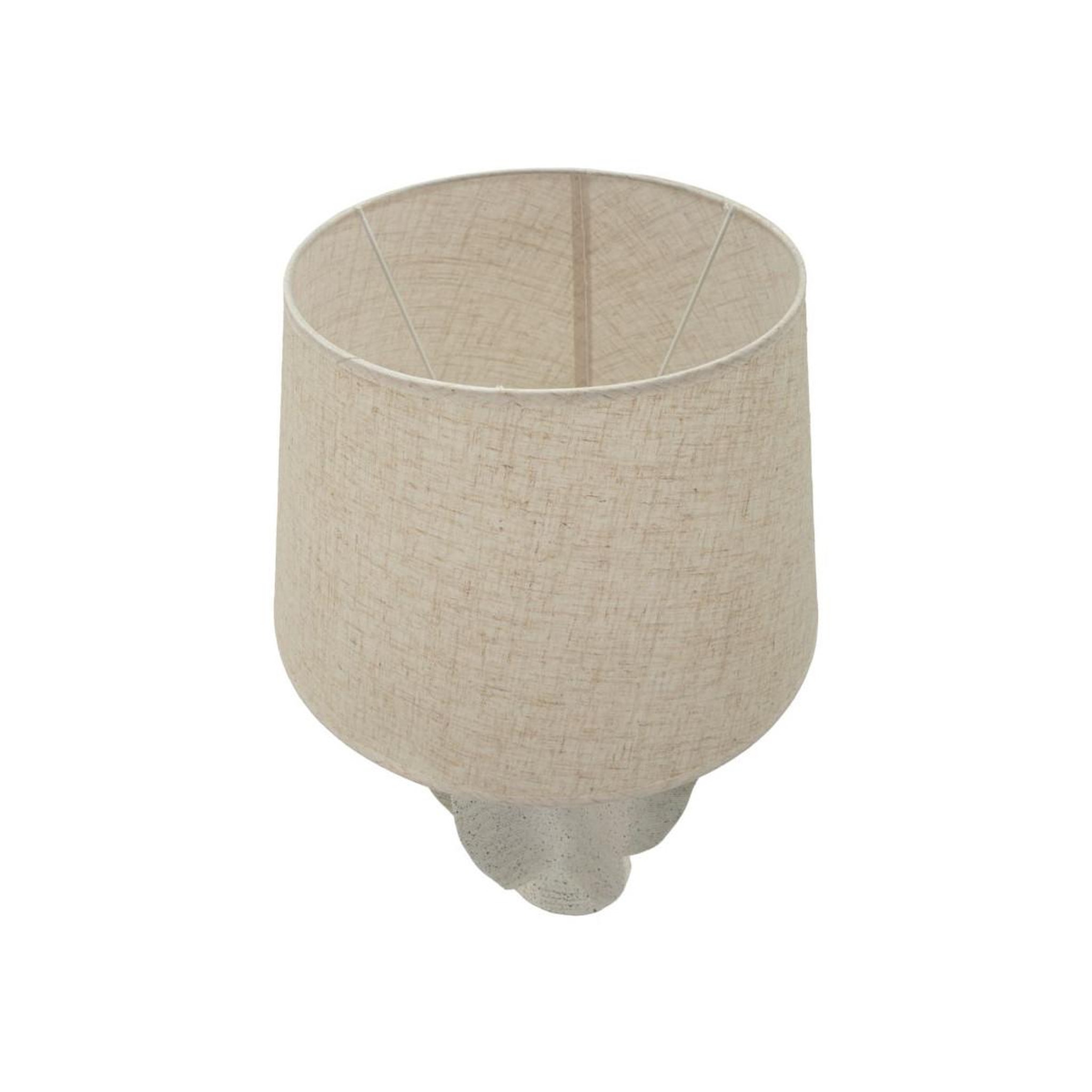 Voir la diapositive 2 : Paris Prix Lampe design moucheté  ester  63cm ivoire