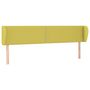 Voir la diapositive 2 : VIDAXL Tete de lit avec oreilles Vert 163x23x78/88 cm Tissu