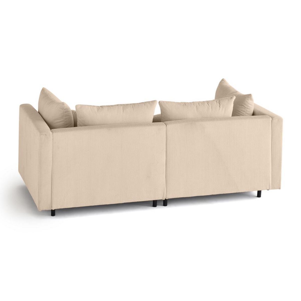 LISA DESIGN Edinburg - canapé modulable 2 places - en velours côtelé