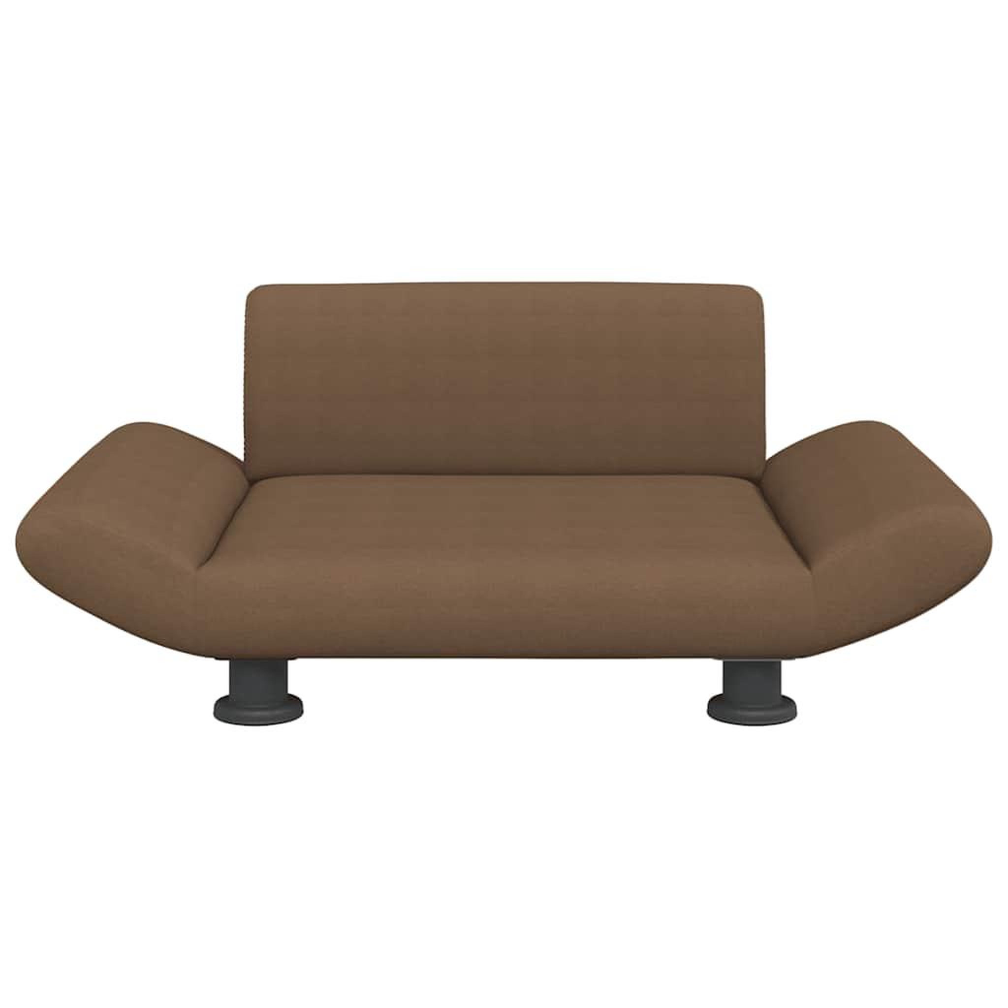 Voir la diapositive 3 : VIDAXL Lit pour chien marron 70x45x28 cm tissu
