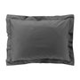 Voir la diapositive 1 : Paris Prix Taie d'Oreiller  Percaline  50x70cm Gris Acier