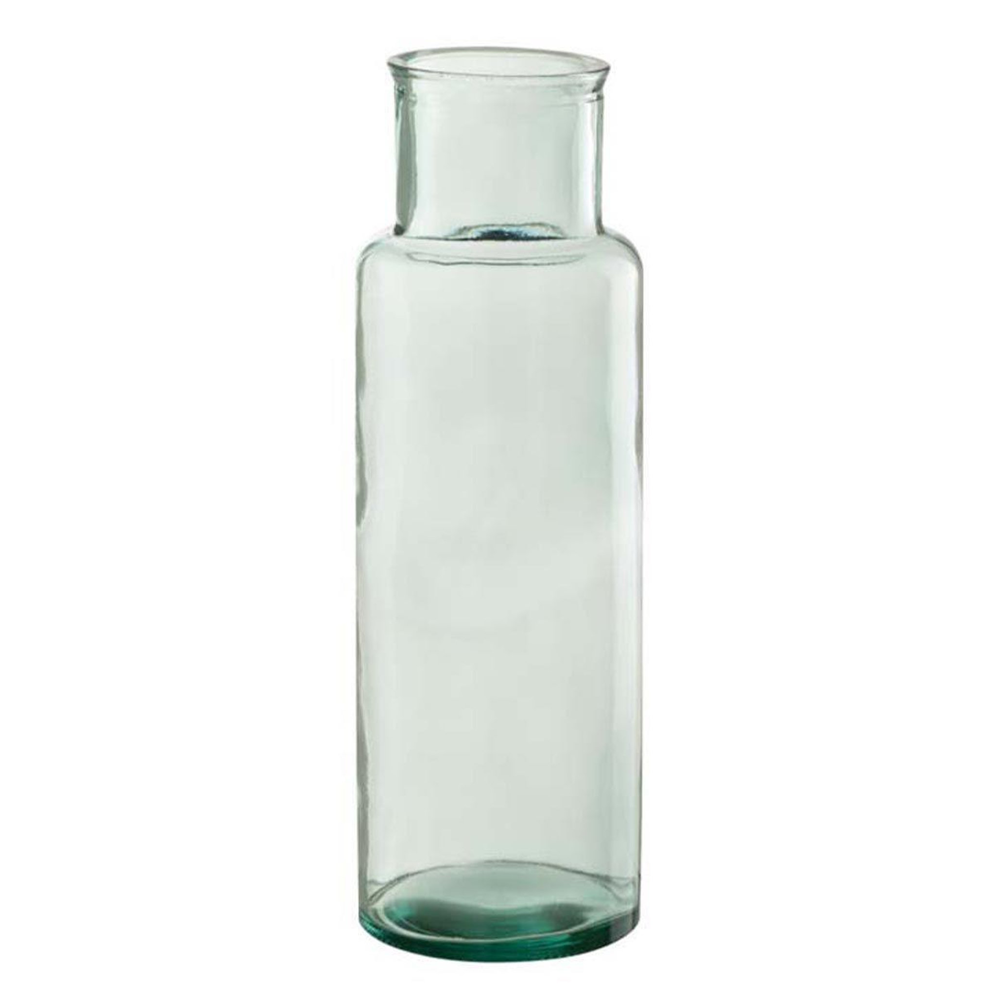 J-LINE Vase cylindrique déco  recyclé  44cm transparent