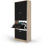 Voir la diapositive 7 : Meuble à chaussures 4 portes L60 cm TOWA