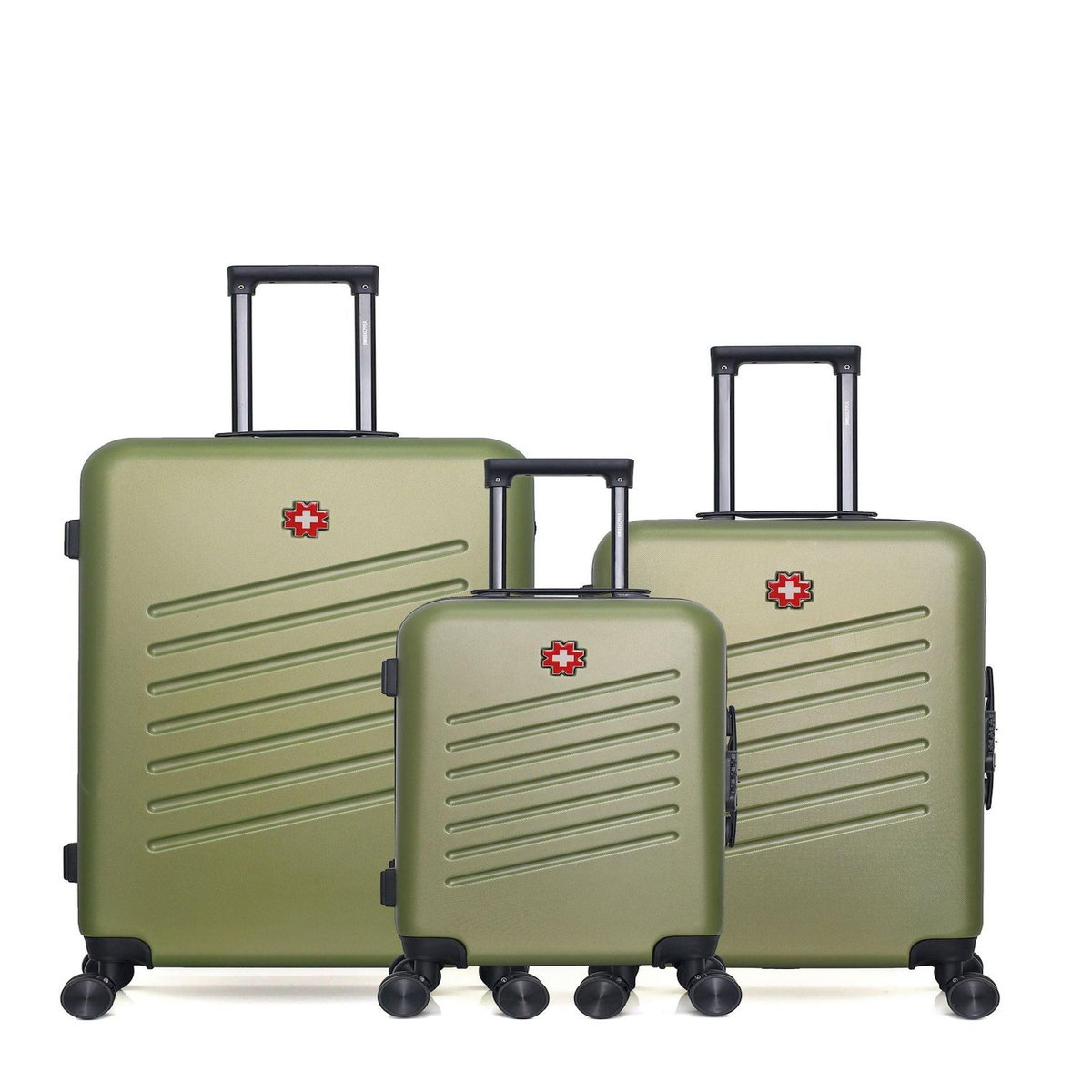 SWISS KOPPER SWISS KOPPER - LOT DE 3 - Valises grand format, weekend et cabine ZURICH