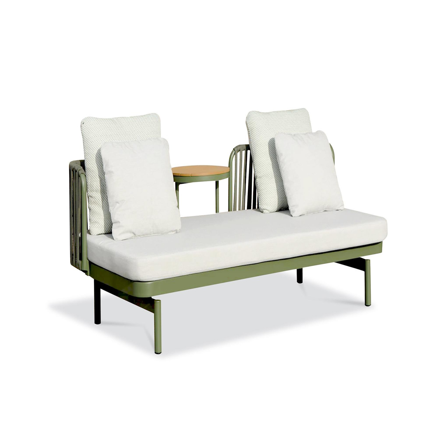 Dcb Garden Canapé de jardin BARLIA en aluminium
