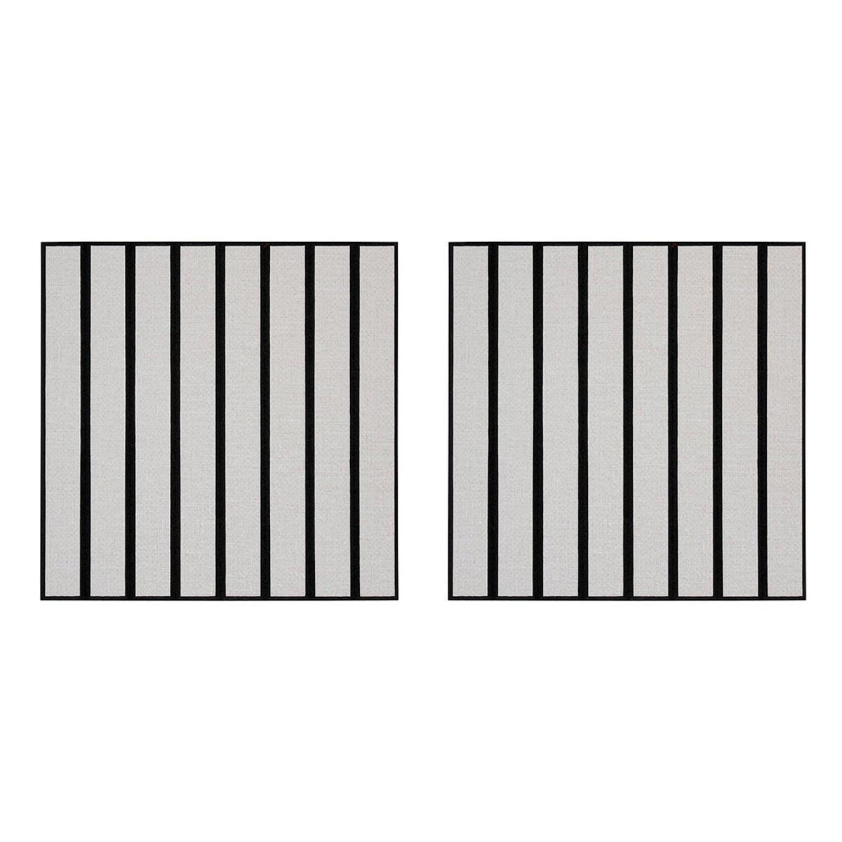ATMOSPHERA Lot de 2 Panneaux Acoustiques Adhésifs  Ribo  30x30cm Marron