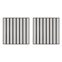 Voir la diapositive 1 : ATMOSPHERA Lot de 2 Panneaux Acoustiques Adhésifs  Ribo  30x30cm Marron
