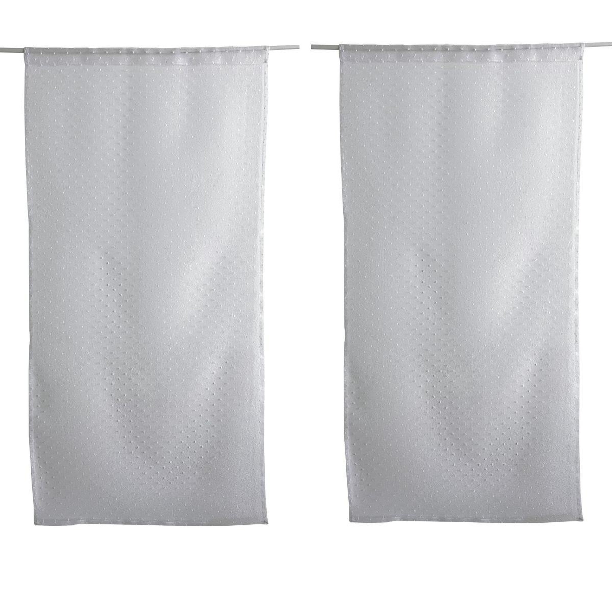 Voir la diapositive 4 : ENJOY HOME Paire de voilages  lolita  60x160cm blanc