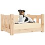 Voir la diapositive 5 : VIDAXL Lit pour chien 55,5x45,5x28 cm bois de pin solide