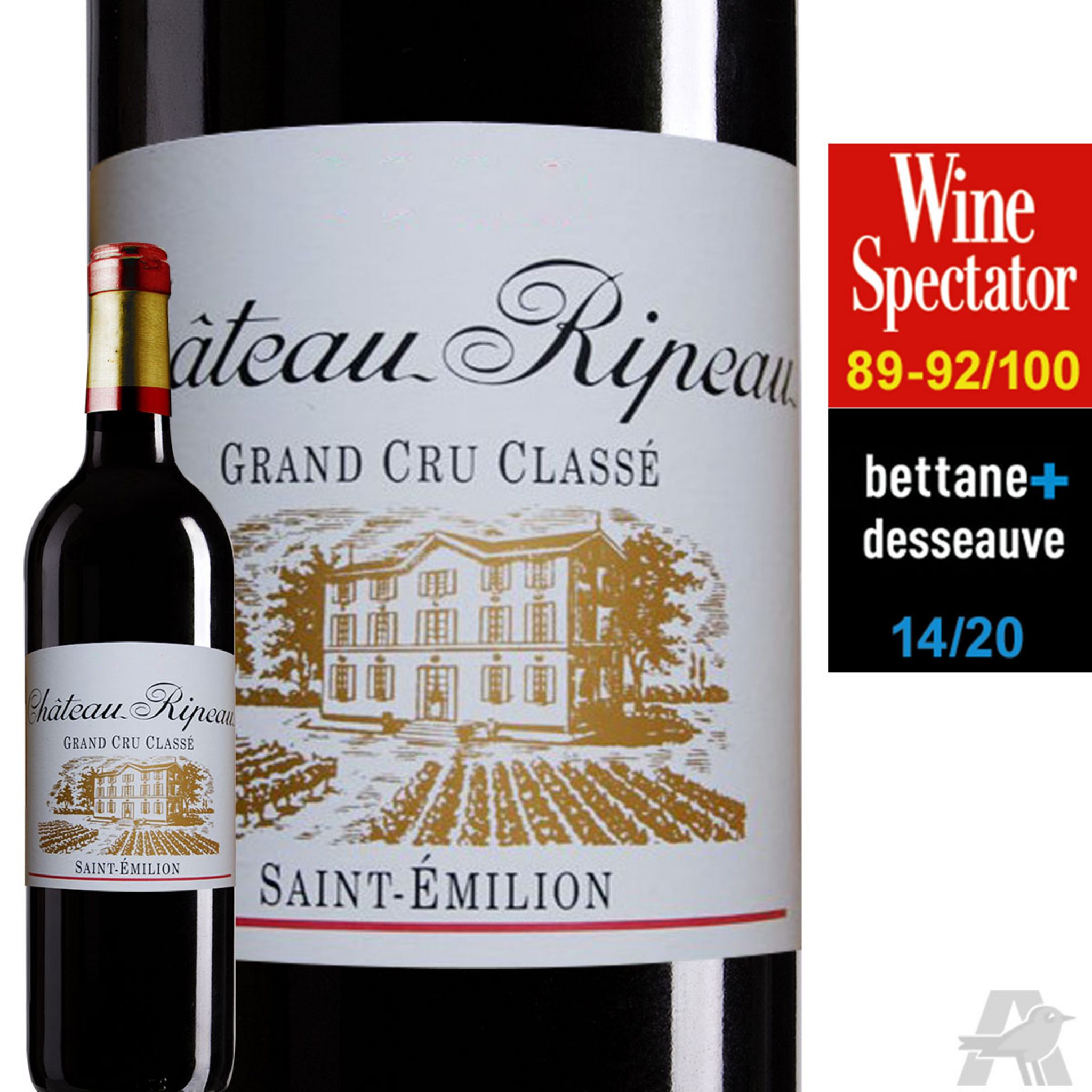 Château Ripeau Saint-Emilion Rouge 2009 pas cher - Auchan.fr