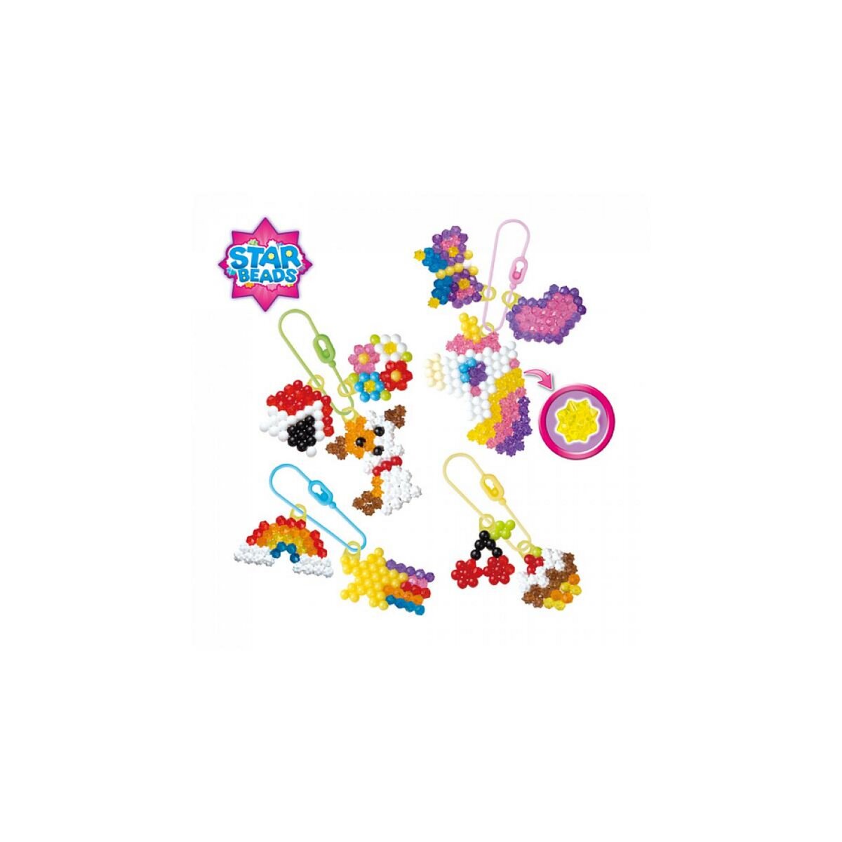 Aquabeads Recharge Porte-Clés Aquabeads 31770 - Créez des Bijoux Uniques et Colorés