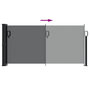 Voir la diapositive 5 : VIDAXL Auvent lateral retractable noir 100x300 cm