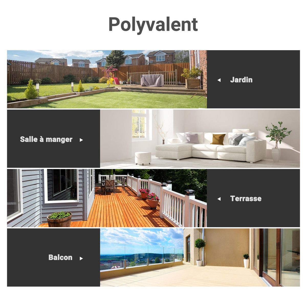 OUTSUNNY Table carrée bistro de jardin dim. 68L x 68l x 84H cm métal époxy gris plateau verre trempé granité