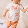 Voir la diapositive 5 : Petit Béguin Ensemble enfant t-shirt et short en éponge Bahamas