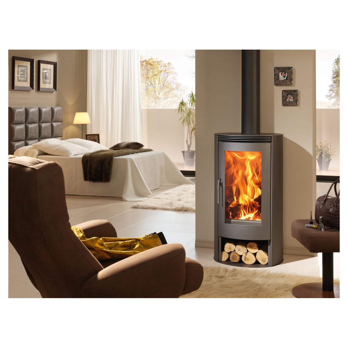 PANADERO Poêle à bois Delta Ecodesign 8 kW