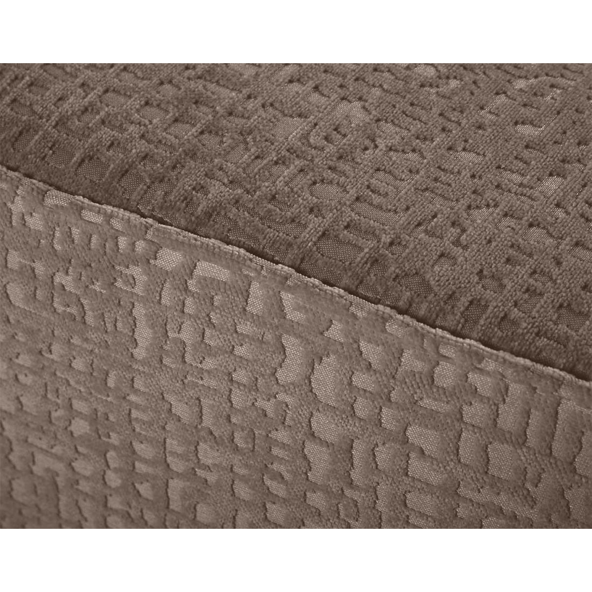 BEST MOBILIER Topaze - fauteuil - en tissu velours relief