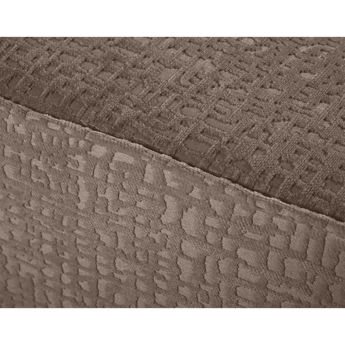 BEST MOBILIER Topaze - fauteuil - en tissu velours relief