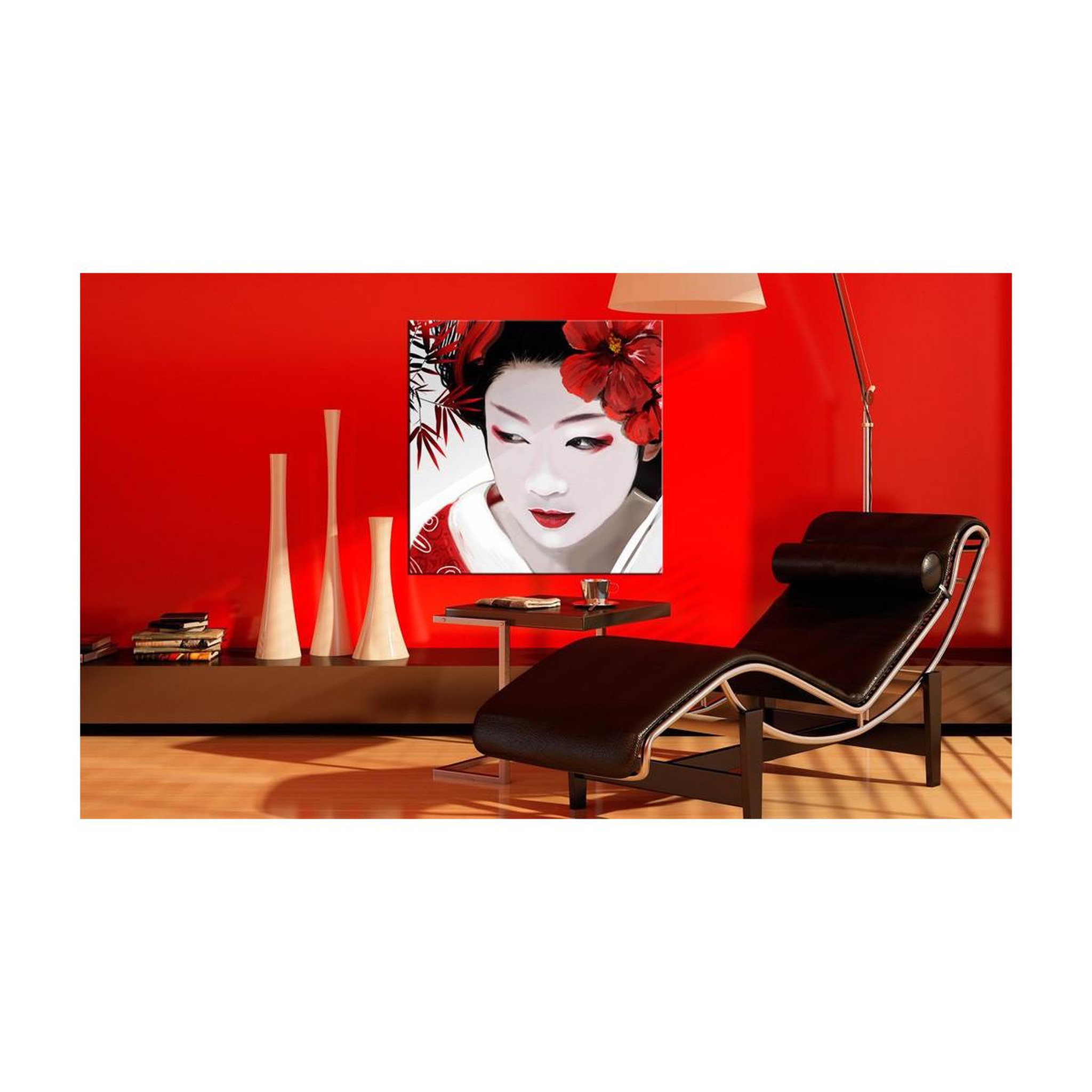 Voir la diapositive 2 : Paris Prix Tableau Imprimé  Geisha Japonaise