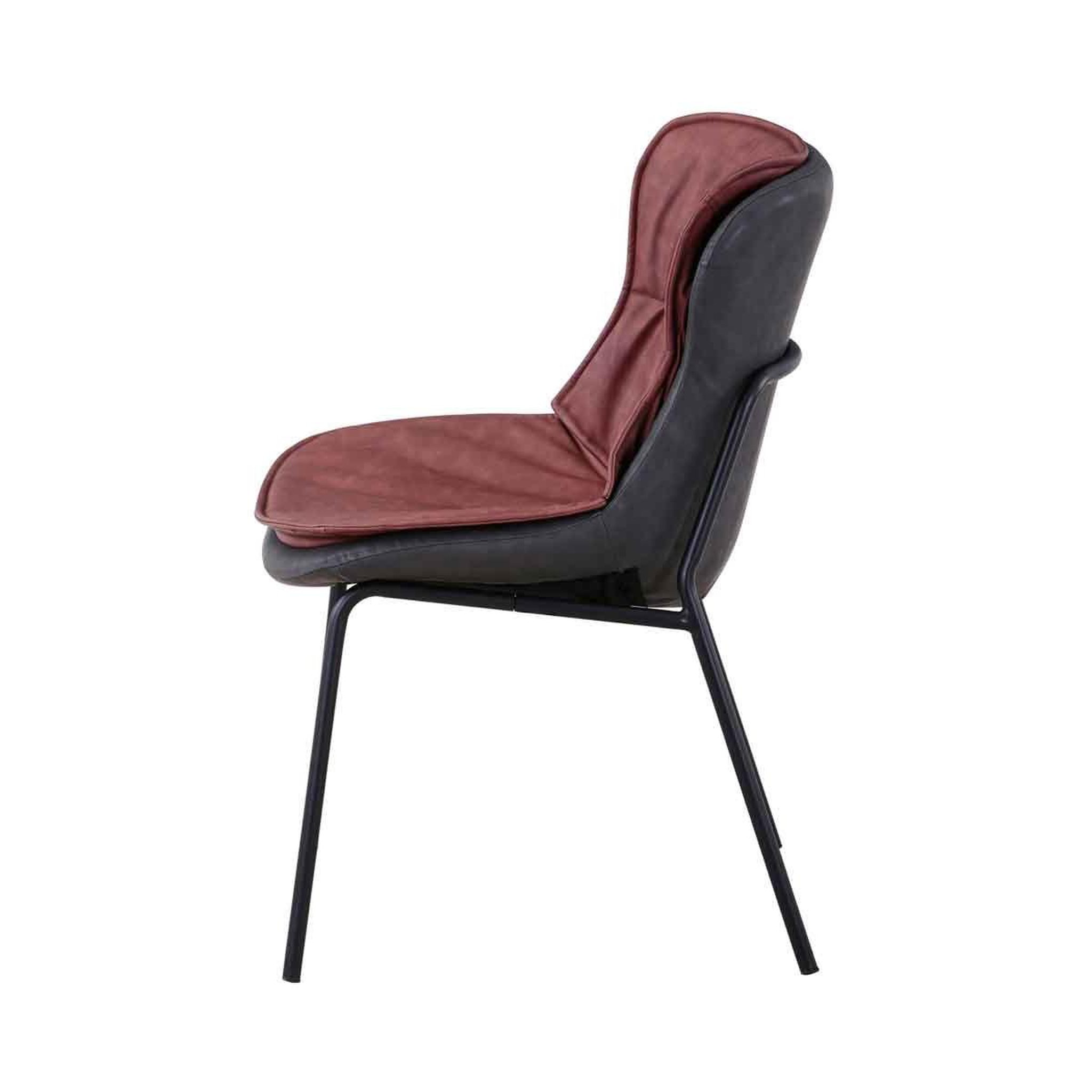 Voir la diapositive 3 : Paris Prix Chaise design  brady  84cm marron & gris