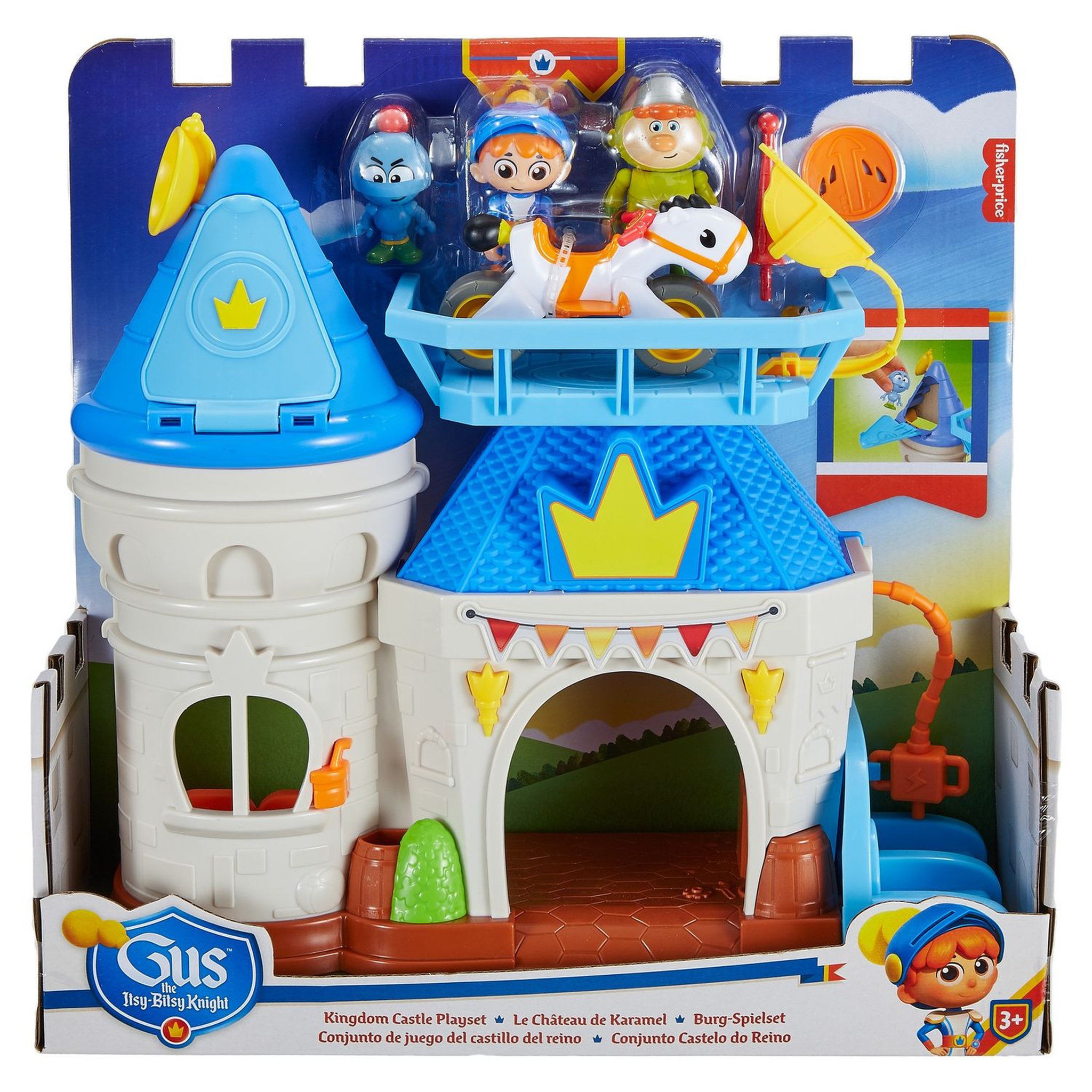 MATTEL Fisher-Price - Gus le Chevalier Minus - Coffret Château Fort