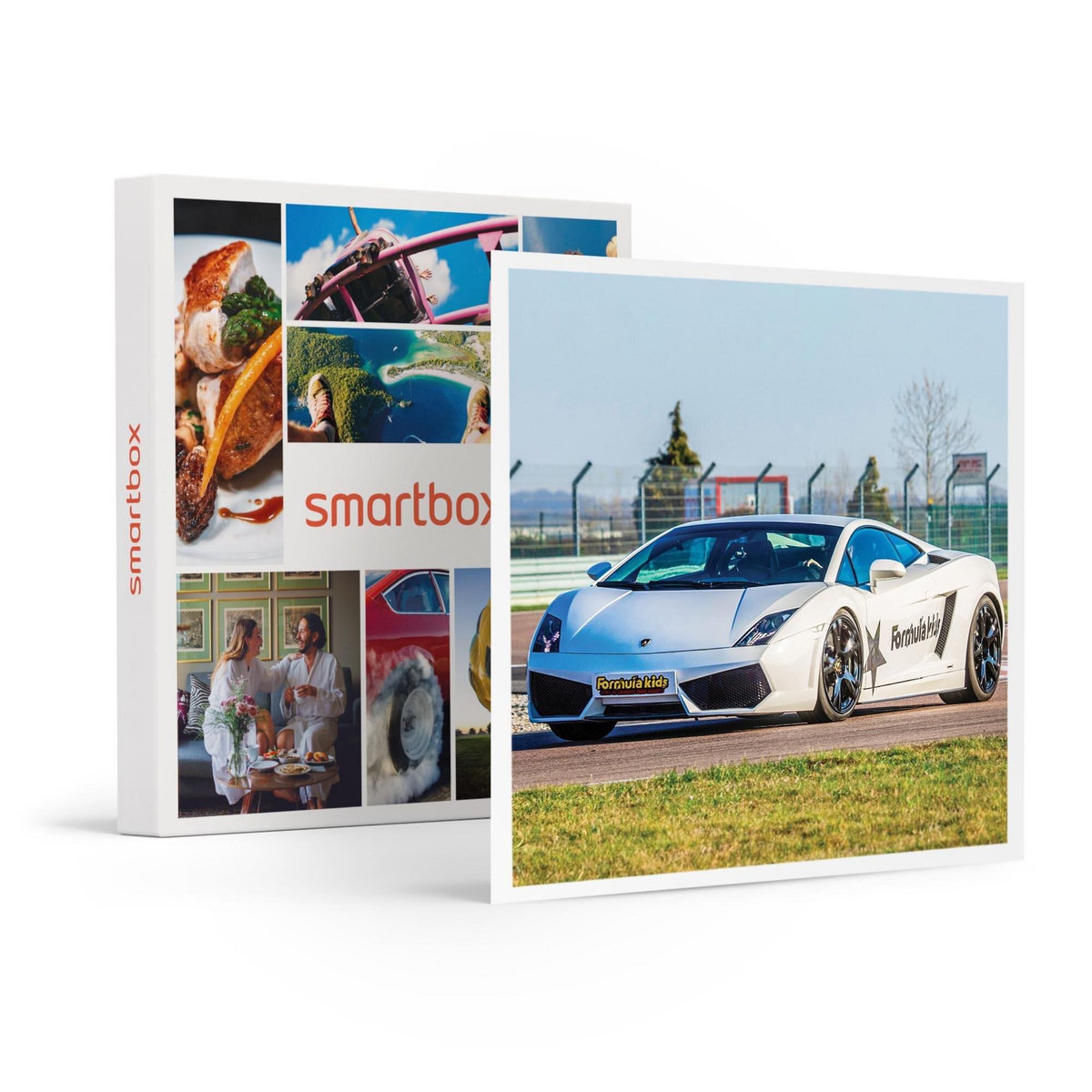 Smartbox Stage pilotage enfant : 5 ou 6 tours de circuit au volant d'une Lamborghini Gallardo - Coffret Cadeau Sport & Aventure