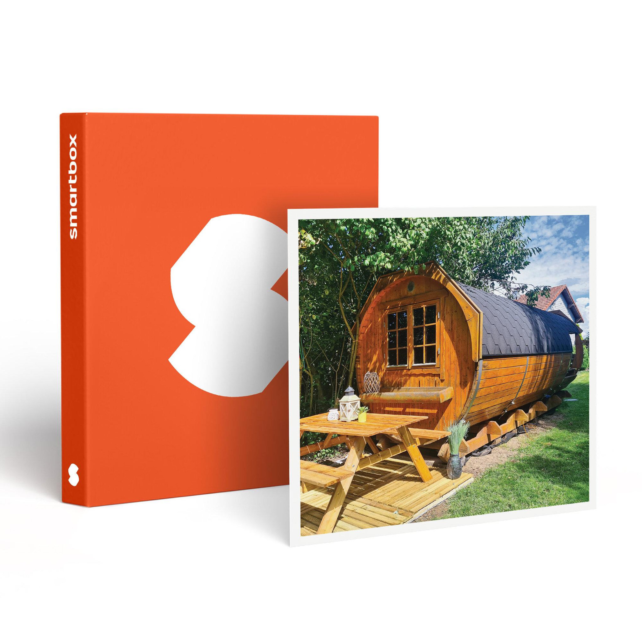 Smartbox 2 jours insolites en tonneau avec accès privatif au spa près de strasbourg - coffret cadeau séjour